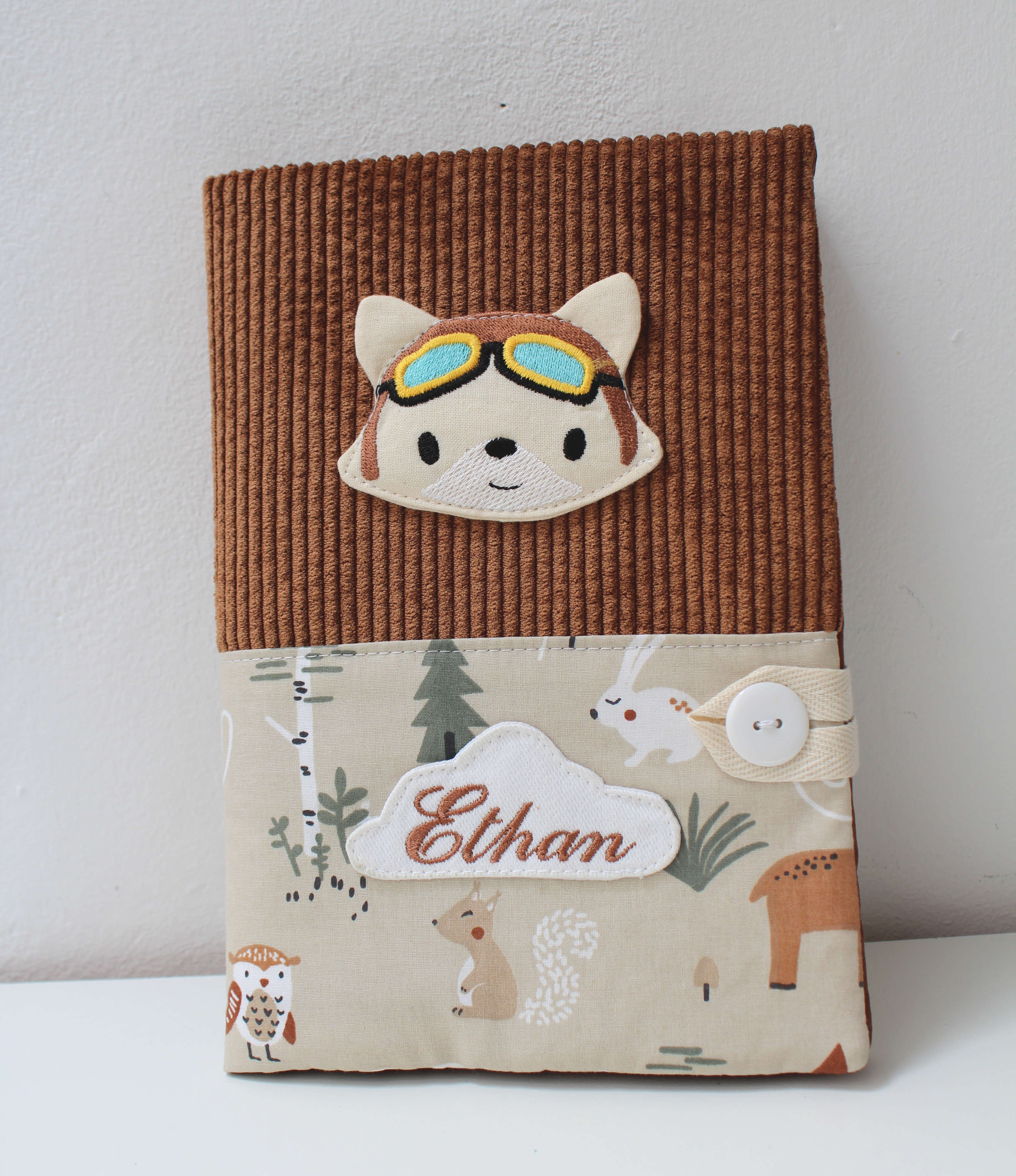 Protège carnet de santé pour Ethan
