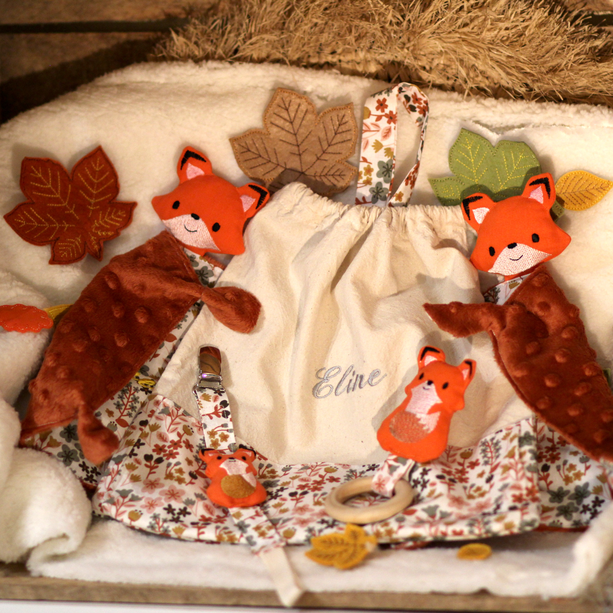 Ensemble renard roux