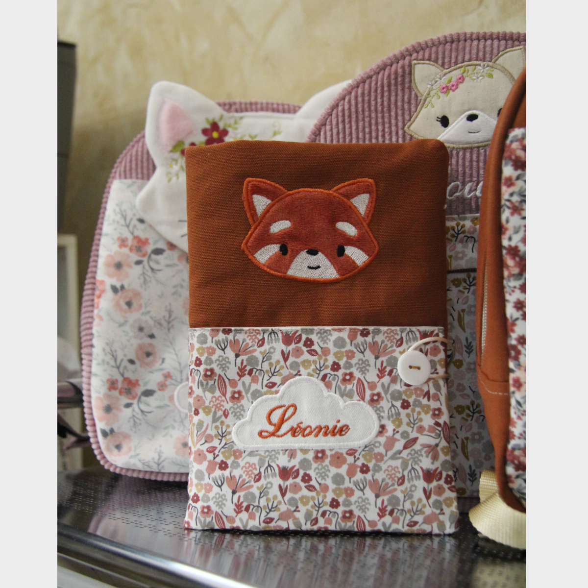 Carnet panda roux