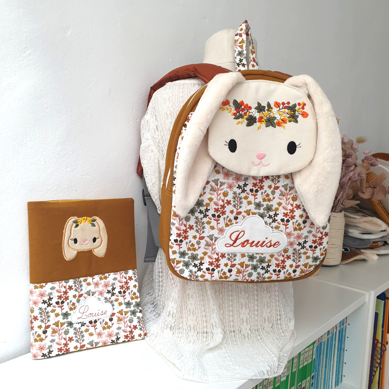 Ensemble carnet et sac pour Louise