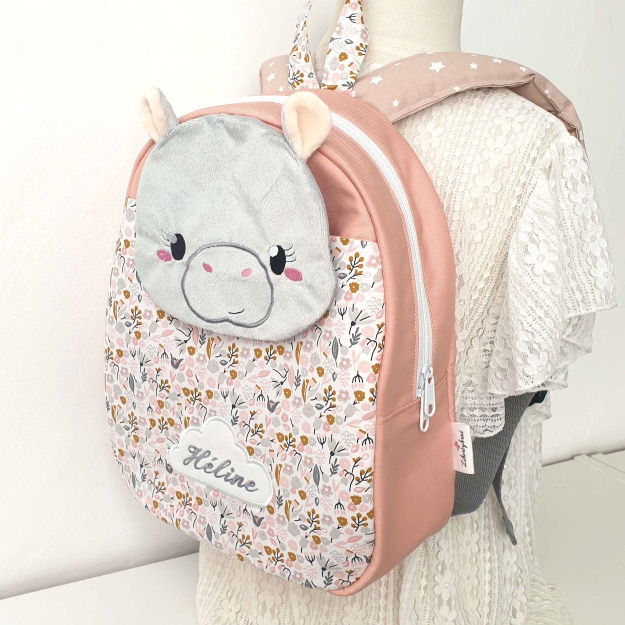 Sac à dos hippopotame