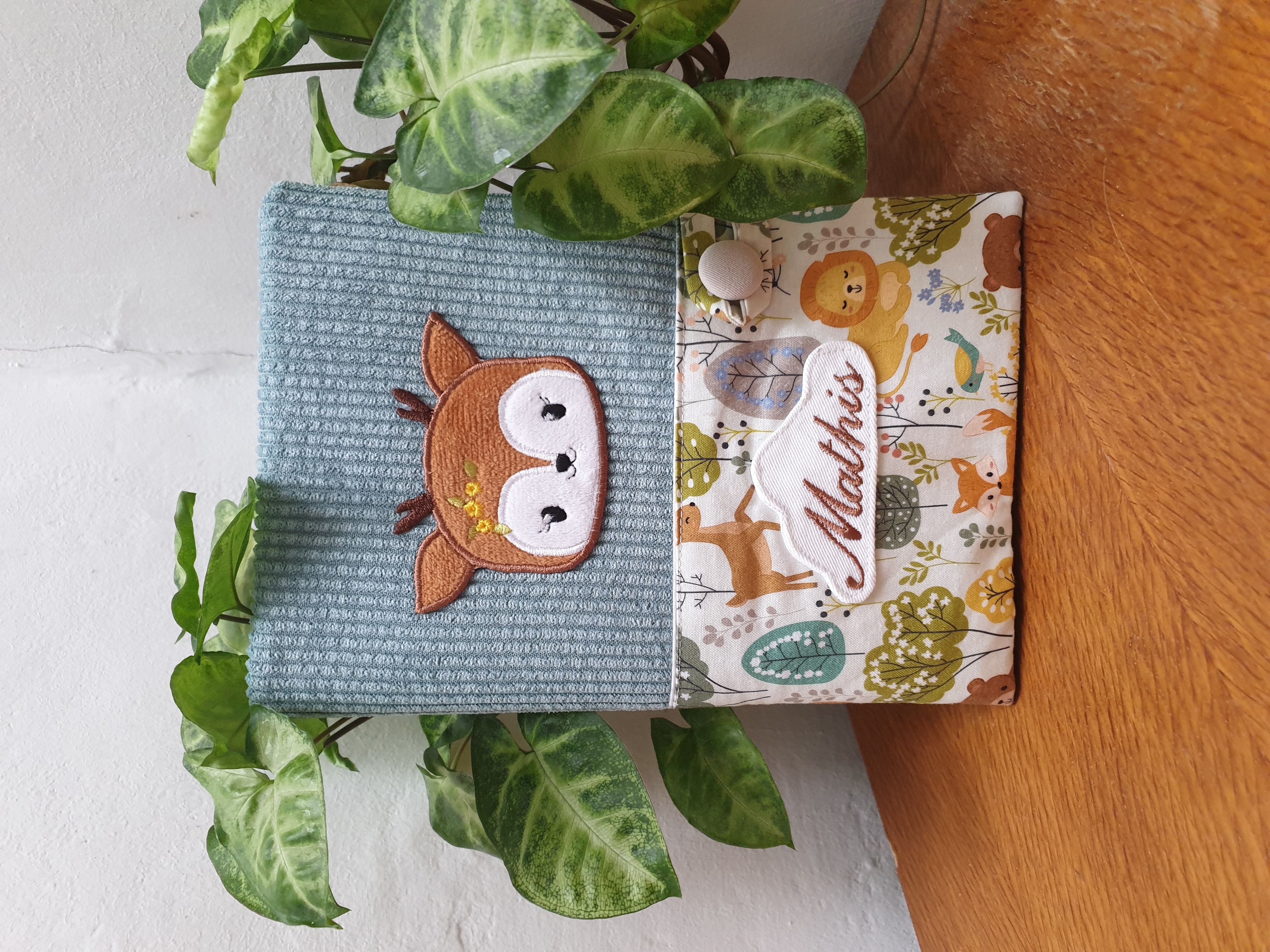 Housse de carnet biche