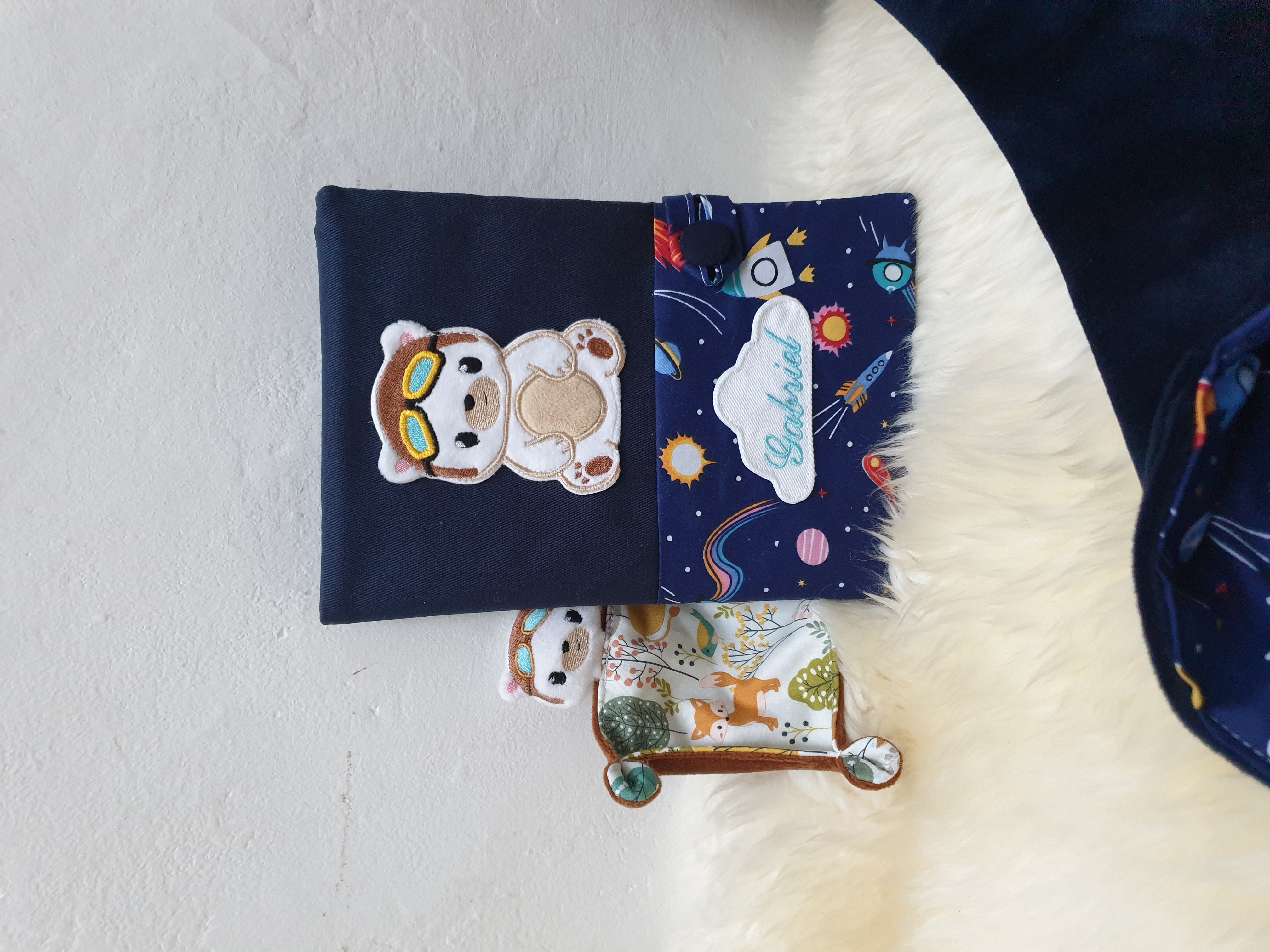 Carnet ourson aviateur