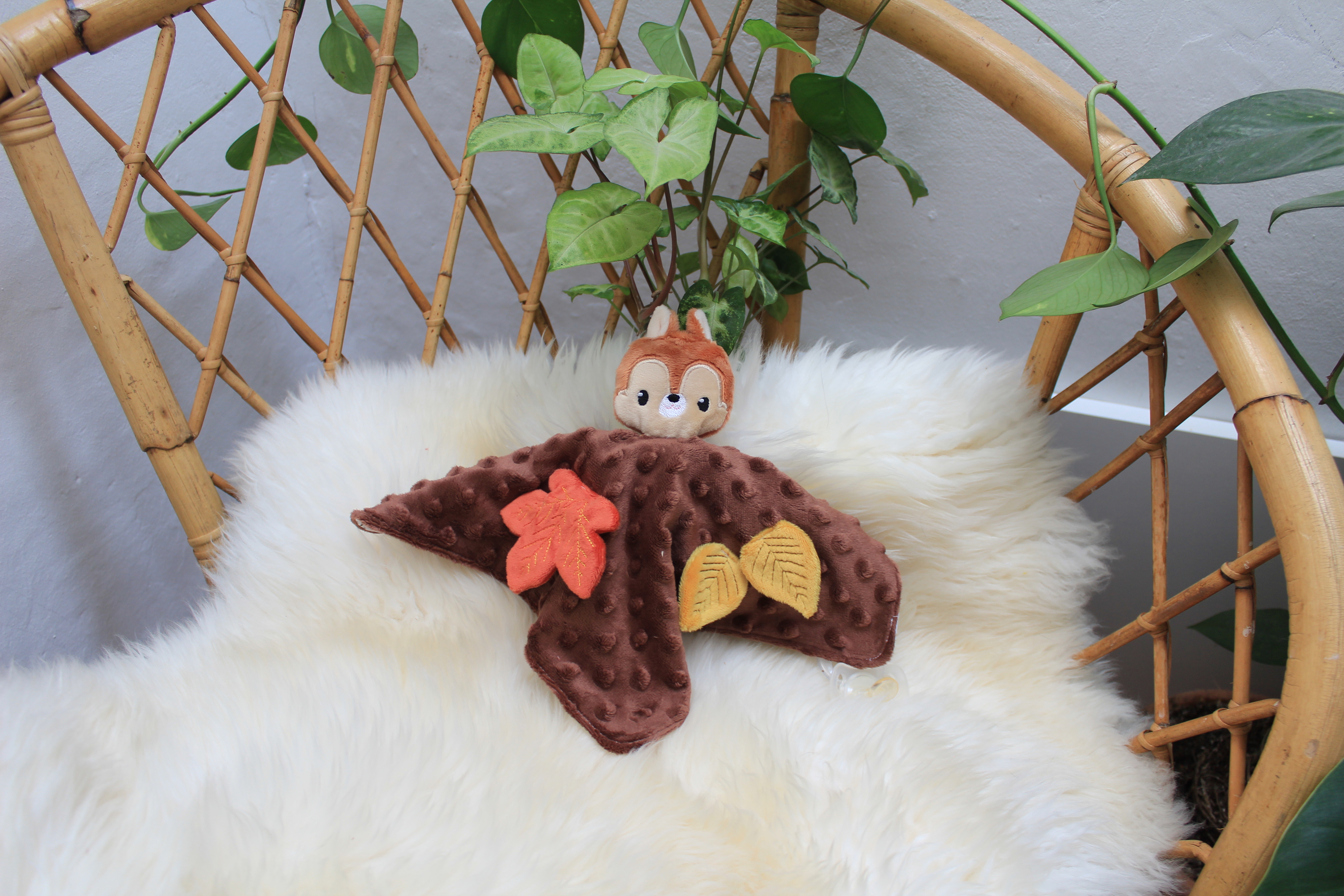 doudou plat écureuil